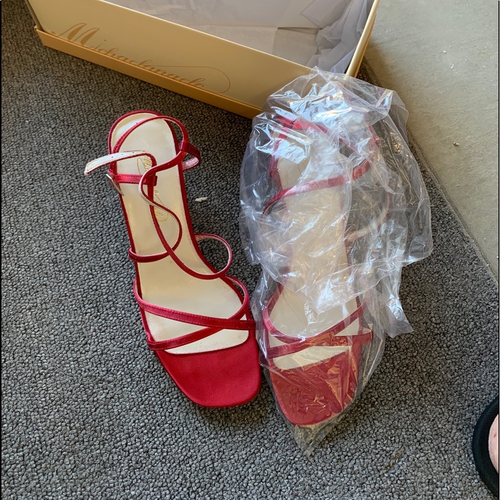 Bridal Shoes- Dyed Red
